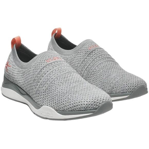 Kuru Stride Slip On Walking Shoes Sock Like Lightweight Breathable Gray 5 - Picture 1 of 8